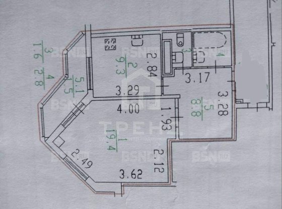 Продажа однокомнатной квартиры - Малая Бухарестская улица, д.2 