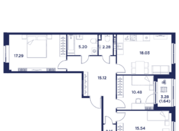 Продажа трехкомнатной квартиры в новостройке - г. Санкт-Петербург, внутригородское муниципальное образование Санкт-Петербурга город Кронштадт, Цитадельская дорога, участок 10 