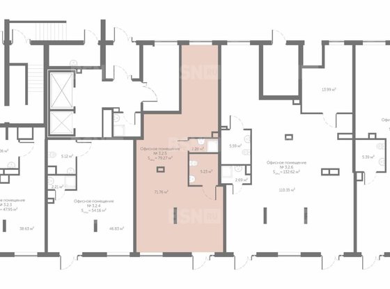 Продажа универсального помещения - Октябрьская набережная, д.40, литера АВ 