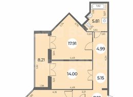 Продажа двухкомнатной квартиры в новостройке - Санкт-Петербург, Ленинский пр., уч. 269 (северо-западнее пересечения ул. Доблести и ул. Маршала Захарова) 