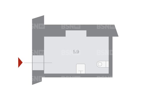 Продажа офиса - Рылеева улица, д.33, литера А 