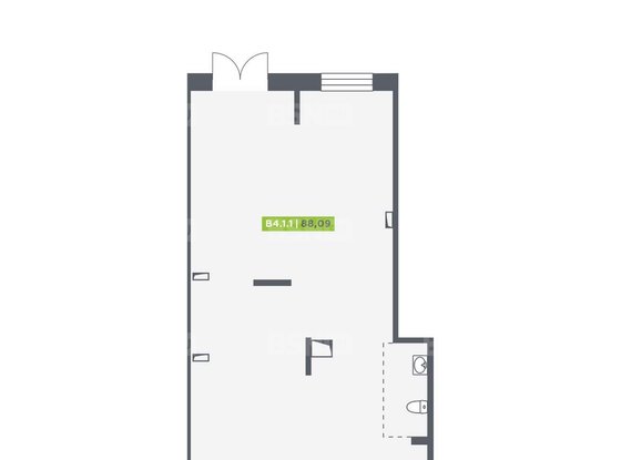 Продажа торгового помещения - деревня Новосергиевка, ЖК Аквилон Река Парк, д.1 