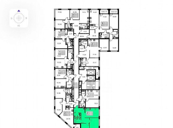 Продажа двухкомнатной квартиры - Челюскина улица, д.10 