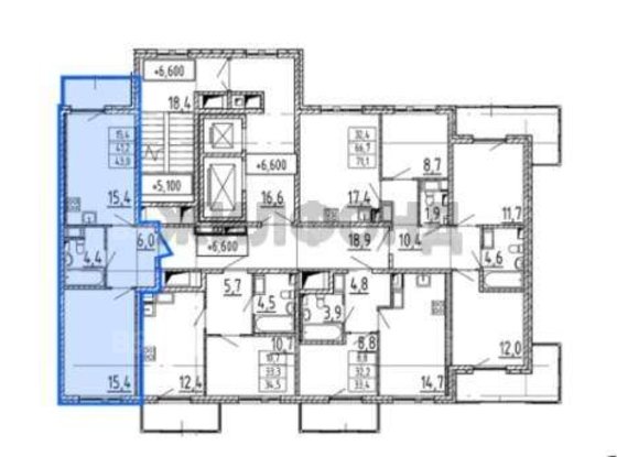 Продажа однокомнатной квартиры - поселок Шушары, Новгородский проспект, д.8 