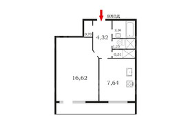 Продажа однокомнатной квартиры - Санкт-Петербург, Кировский район, Ленинский пр-кт., д.135 
