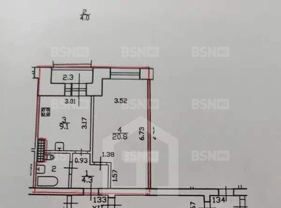 Продажа однокомнатной квартиры - Комендантский проспект, д.7, корп.1 