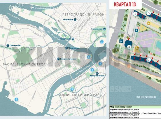 Продажа однокомнатной квартиры - Крузенштерна проспект, д.4 