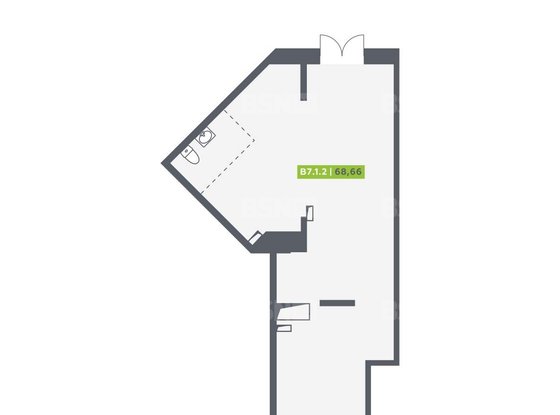 Продажа торгового помещения - деревня Новосергиевка, ЖК Аквилон Река Парк, д.1 