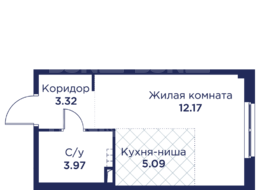 Продажа квартиры студии в новостройке - г. Санкт-Петербург, внутригородское муниципальное образование Санкт-Петербурга город Кронштадт, Цитадельская дорога, участок 10 
