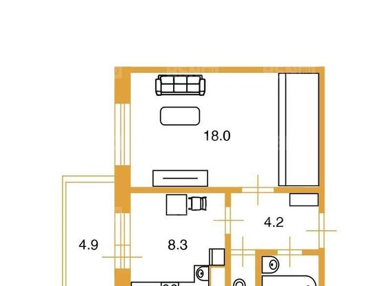 Продажа однокомнатной квартиры - Маршала Блюхера проспект, д.9, корп.3 