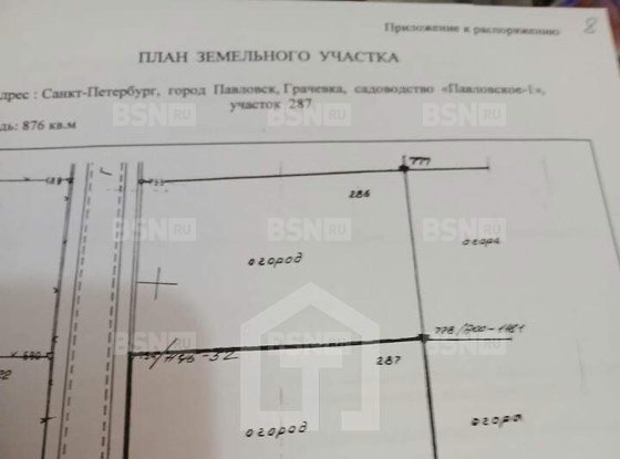 Продажа участка - Павловск, 7-я линия