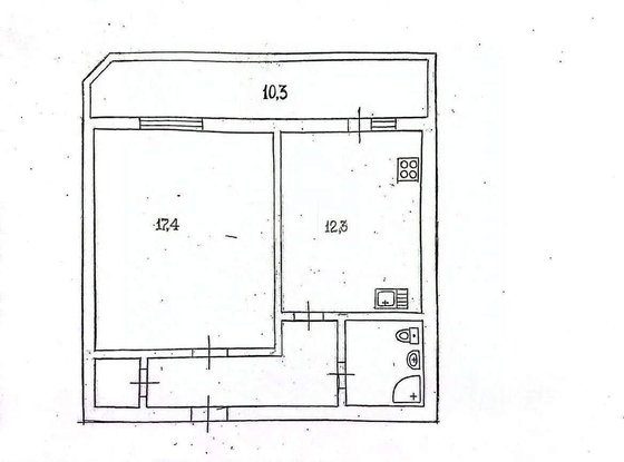 Продажа однокомнатной квартиры - Александра Грина бульвар, д.2, корп.1 