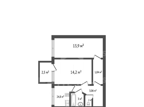 Продажа двухкомнатной квартиры - Софийская ул, д.45, корп.1 