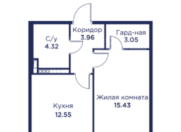 Продажа однокомнатной квартиры в новостройке - г. Санкт-Петербург, внутригородское муниципальное образование Санкт-Петербурга город Кронштадт, Цитадельская дорога, участок 10 