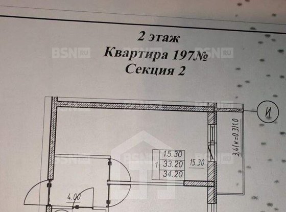 Продажа однокомнатной квартиры - поселок Шушары, Валдайская улица, д.2, корп.1 стр 1 