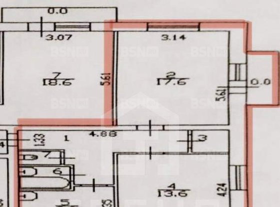 Продажа двухкомнатной квартиры - Северный проспект, д.87, корп.1 