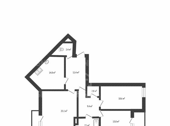 Продажа трехкомнатной квартиры - Кондратьевский проспект, д.64, корп.2 