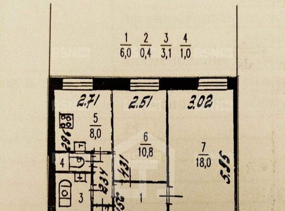 Продажа трехкомнатной квартиры - Реки Карповки набережная, д.25 