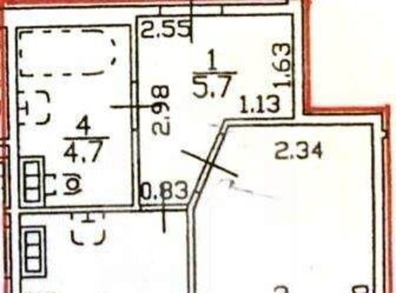 Продажа однокомнатной квартиры - Богатырский проспект, д.39, корп.2 