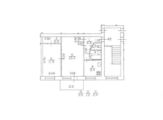 Продажа двухкомнатной квартиры - Зины Портновой улица, д.13 