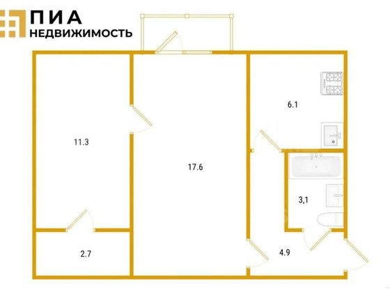 Продажа двухкомнатной квартиры - Энергетиков проспект, д.28, корп.5 