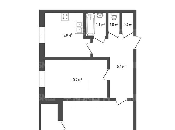 Продажа двухкомнатной квартиры - Хасанская улица, д.24, литера В 