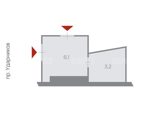 Продажа офиса - Ударников проспект, д.38, корп.1 литера А 