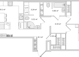 Продажа двухкомнатной квартиры в новостройке - Санкт-Петербург, ул. Плесецкая 24, строение 1 