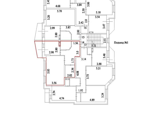 Продажа однокомнатной квартиры - Тельмана, Красноборская улица, д.46, к 1 