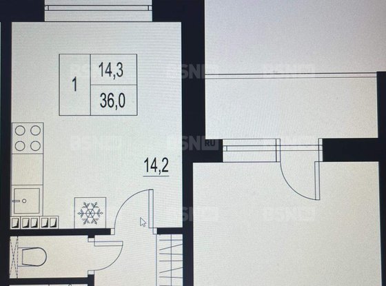 Продажа однокомнатной квартиры - Красное Село, Геологическая улица, д.42 