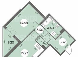 Продажа однокомнатной квартиры в новостройке - Санкт-Петербург, Ленинский пр., уч. 269 (северо-западнее пересечения ул. Доблести и ул. Маршала Захарова) 