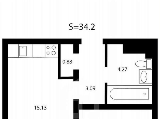 Продажа однокомнатной квартиры - Пейзажная улица, д.4, корп.1 стр 1 