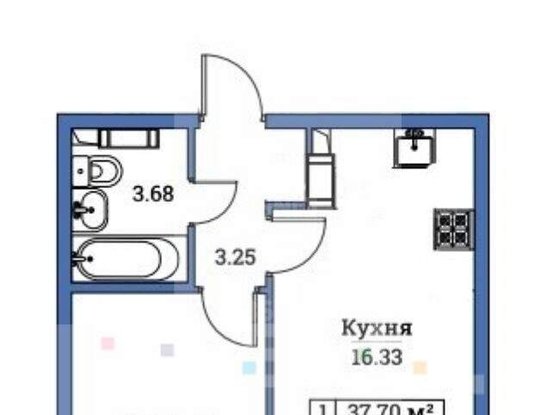 Продажа однокомнатной квартиры - Мурино, Ручьевский проспект, д.6 