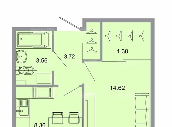 Продажа однокомнатной квартиры в новостройке - Бугры, Тихая улица, д.13, корп.1 