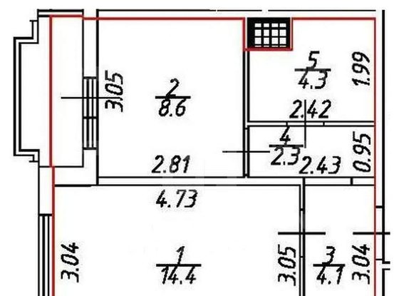 Продажа однокомнатной квартиры - Парашютная улица, д.61, корп.1 