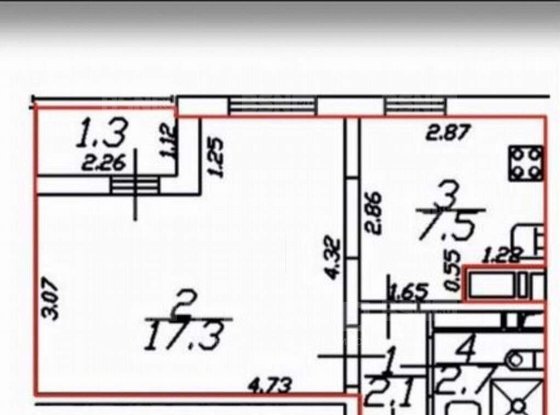 Продажа однокомнатной квартиры - Муринская дорога, д.10, корп.1 стр 1 