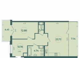 Продажа однокомнатной квартиры в новостройке - г. Санкт-Петербург, Воронежская улица, участок 45 