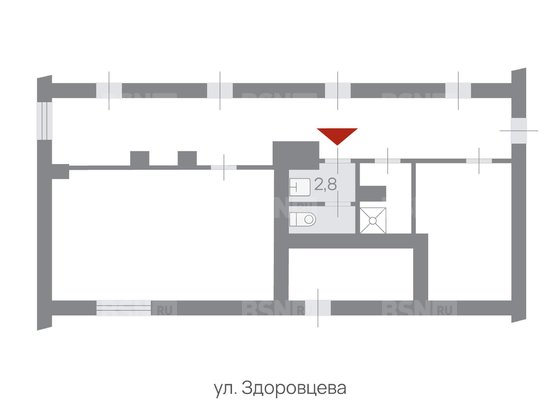 Продажа офиса - Здоровцева улица, д.10, литера А 
