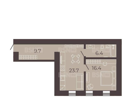 Продажа однокомнатной квартиры - Большая Подьяческая улица, д.1, корп.3 