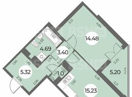 Продажа однокомнатной квартиры в новостройке - Санкт-Петербург, Ленинский пр., уч. 270 (северо-западнее пересечения ул. Доблести и ул. Маршала Захарова) 