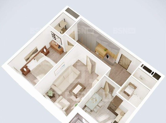 Продажа двухкомнатной квартиры - Ленсовета улица, д.51 