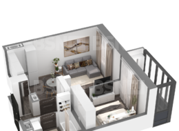 Продажа однокомнатной квартиры в новостройке - г. Санкт-Петербург, 3-я Конная Лахта, участок 9, (северо-восточнее дома 45, литера Д по 3-ей Конной Лахте)
 