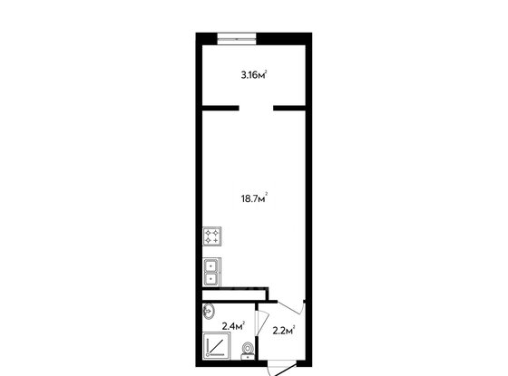 Продажа однокомнатной квартиры - Варшавская улица, д.19, корп.2 