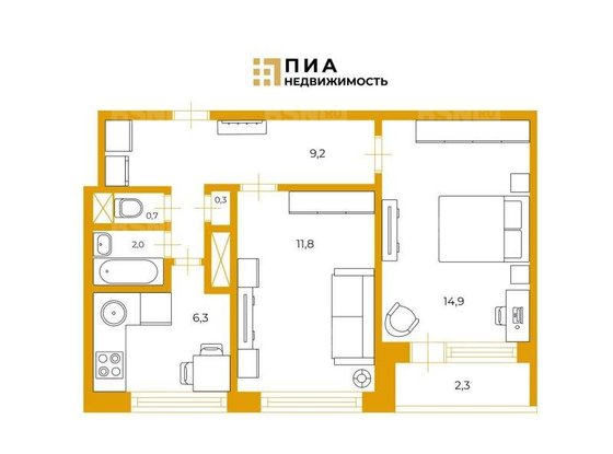 Продажа двухкомнатной квартиры - Ленинский проспект, д.118, корп.2 
