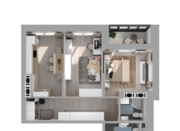 Продажа двухкомнатной квартиры в новостройке - ул. Заречная, д. 52, корп. 2 