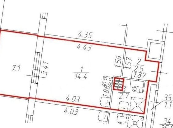 Продажа однокомнатной квартиры - Орбитальная ул, д.9, корп.1 