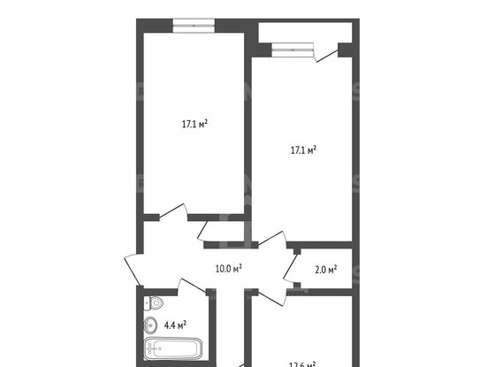 Продажа трехкомнатной квартиры - Луга, Победы улица, д.12 