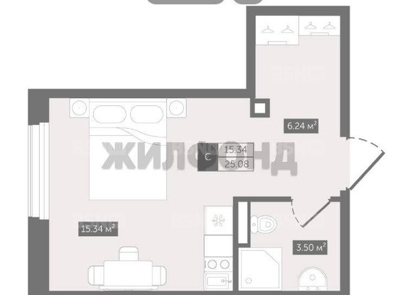 Продажа однокомнатной квартиры - Коломяжский проспект, д.4 