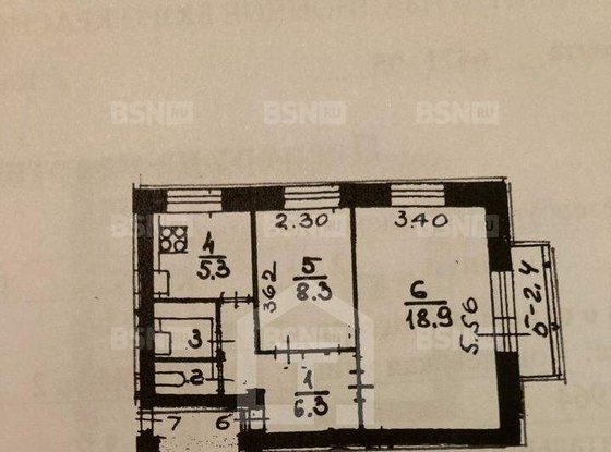 Продажа двухкомнатной квартиры - Ковалёвская улица, д.23, корп.2 