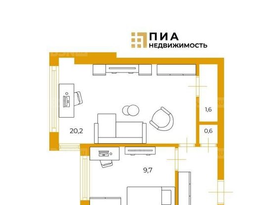 Продажа двухкомнатной квартиры - Наличная улица, д.36, корп.6 